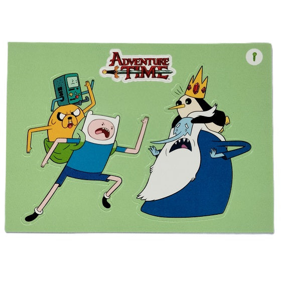 Adventure Time sticker card 1