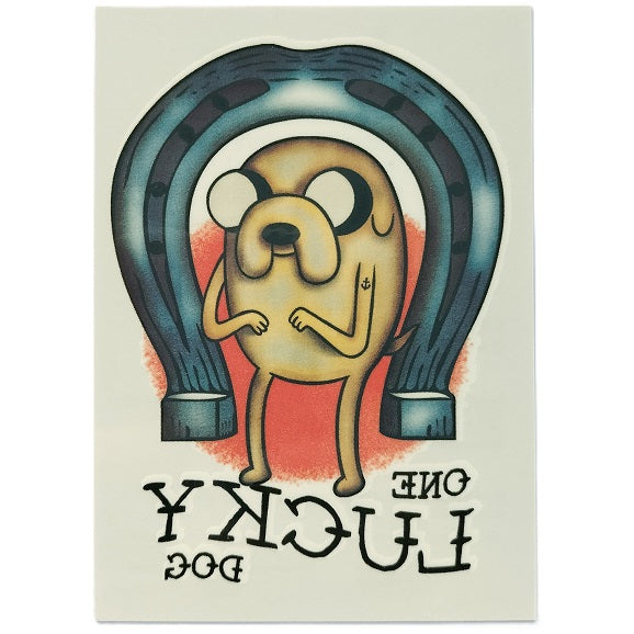 Luck Dog Temporary Tattoo card CT661445