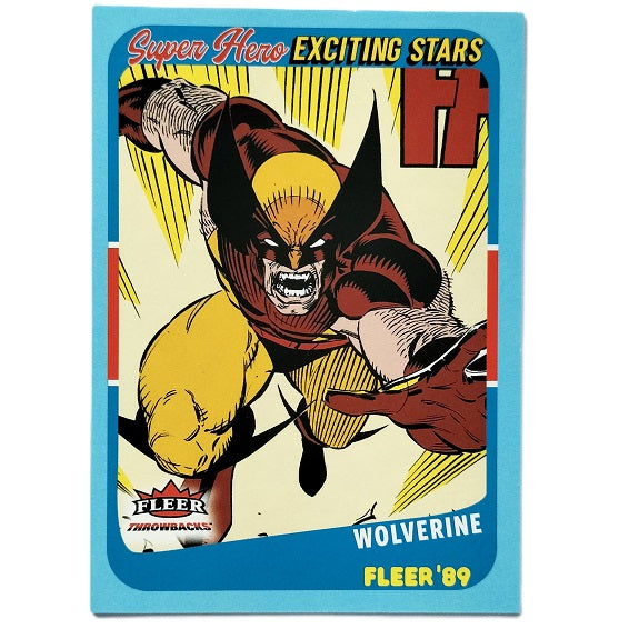 Wolverine Exiting Stars Fleer Throwbacks ES-9