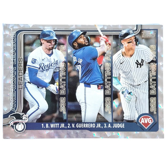 Witt Jr - Guerrero Jr - Judge American League Leaders Foil