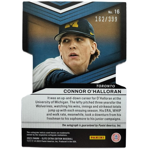 CONNOR O'HALLORAN 162/399 AUTO - 2023 Elite Extra edition