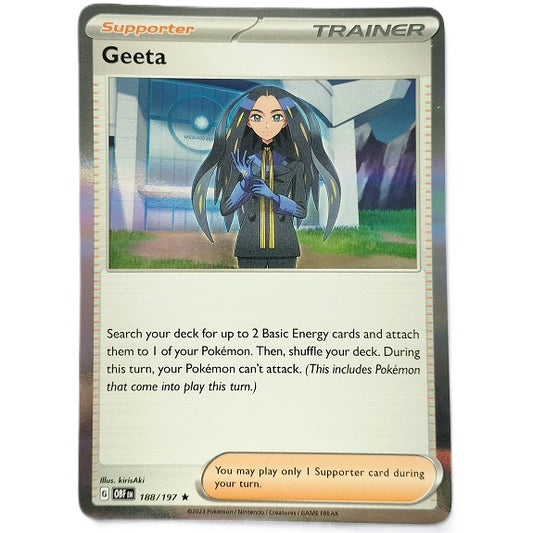 Geeta Supporter Trainer holo 188/197