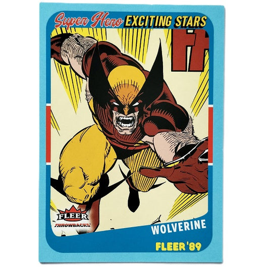 Wolverine Exiting Stars Fleer Throwbacks ES-9