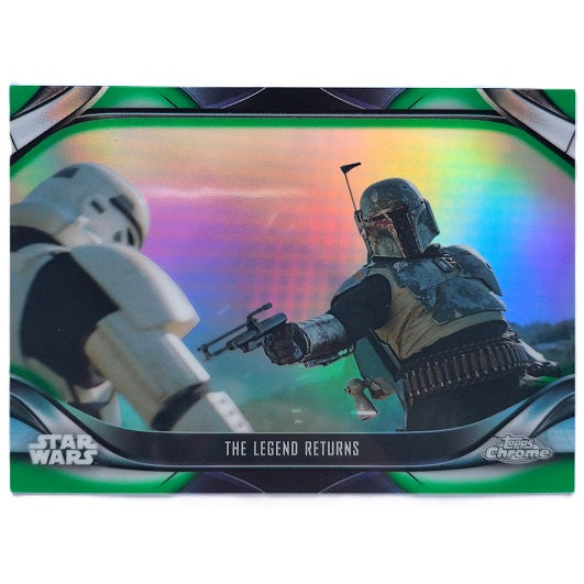 Star Wars The Mandalorian Beskar Edition Green Refractor 38/50