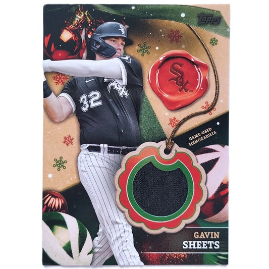 Gavin Sheets Topps Holiday Relic RC-GSH