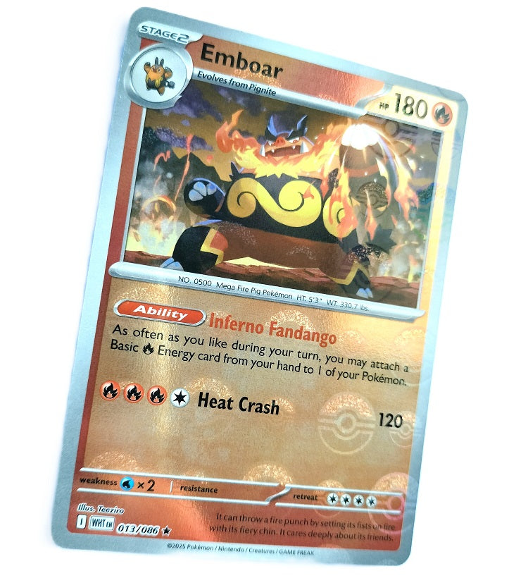 Emboar pokeball holo 013/086