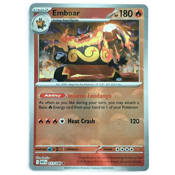 Emboar pokeball holo 013/086