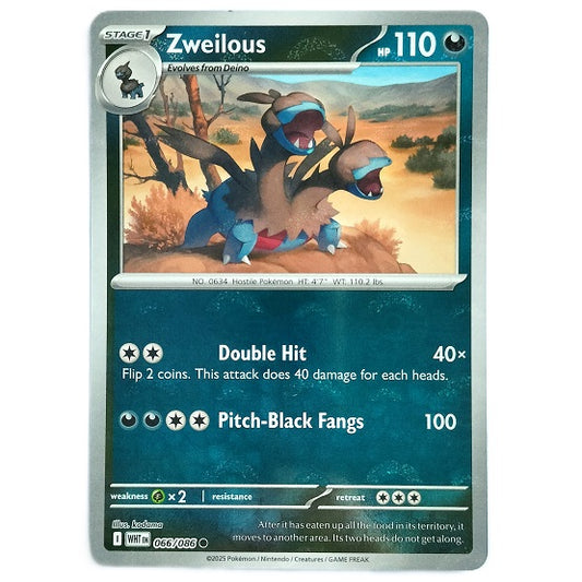 Zweilous pokeball holo 066/086