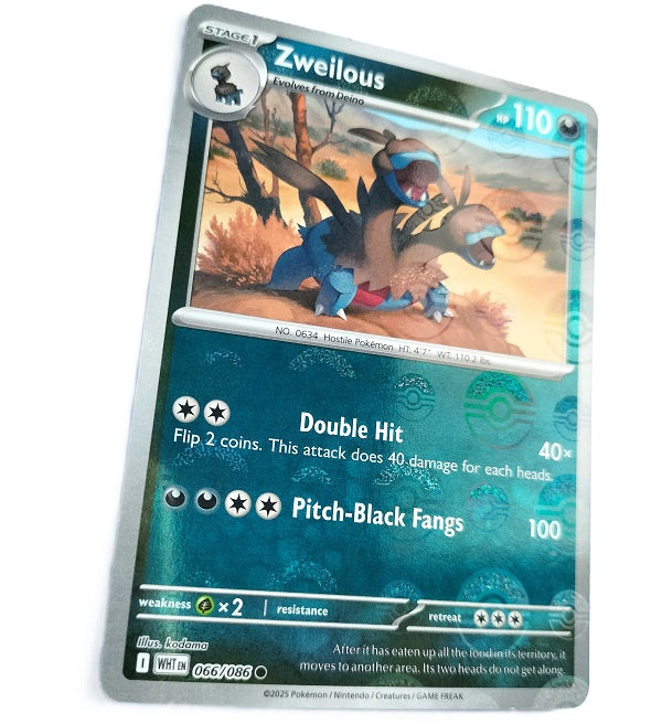 Zweilous pokeball holo 066/086