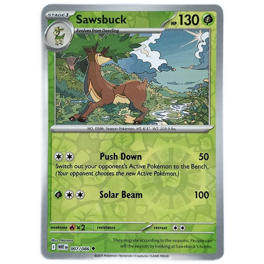 Sawsbuck reverse holo 0107