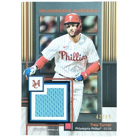 Trea Turner Meaningful Material 42/49 MMR-TT