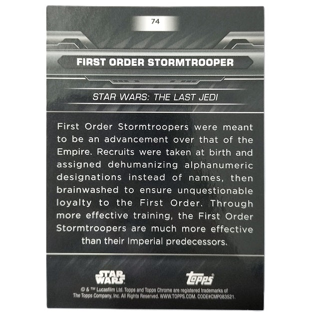 First Order Stormtrooper Blue Red Lava 50/99