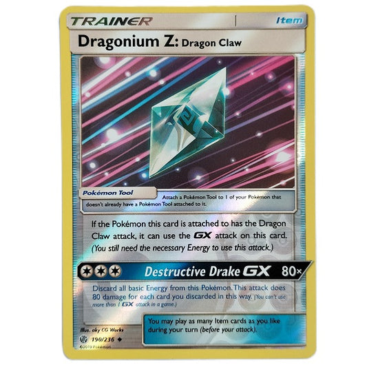 Dragonium Z: Dragon Claw Reverse Holo 190/236