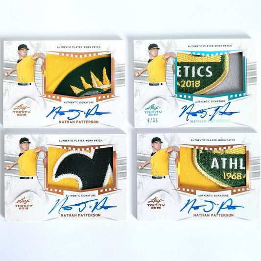 Nathan Patterson Patch Auto blue 9/35 & 3 Patch Autos